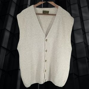 Vintage Rivers End Trading Co Women's 100% Cotton Sleeveless Cardigan Size XL